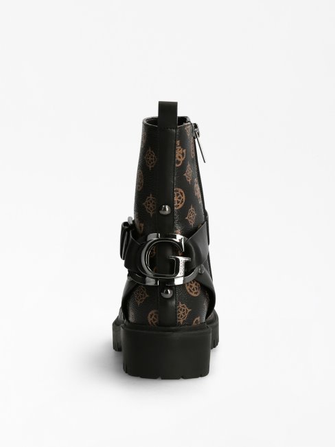 Guess Oracia 4g Pivoine Logo Bottine Marron