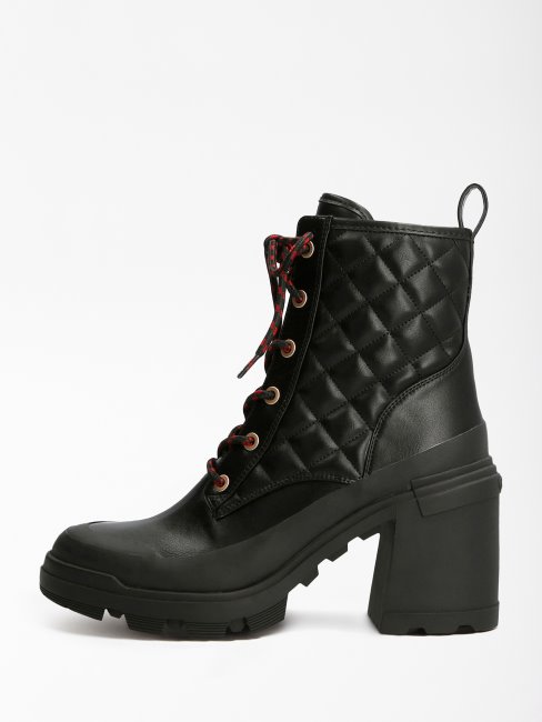 Renca Botte De Combat Matelassée Noir Guess