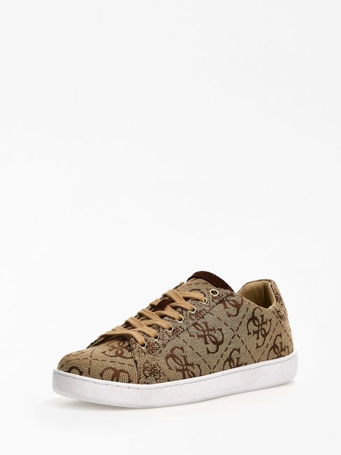 Guess Beige Rosalia 4g Paniers à Logo