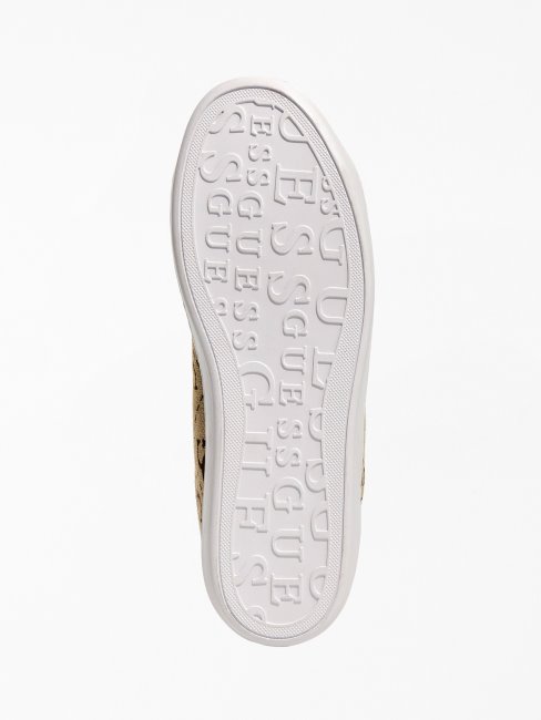 Guess Beige Rosalia 4g Paniers à Logo