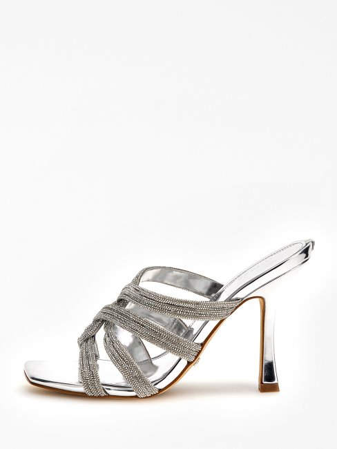 Sypress Strass Sandale Argent Guess