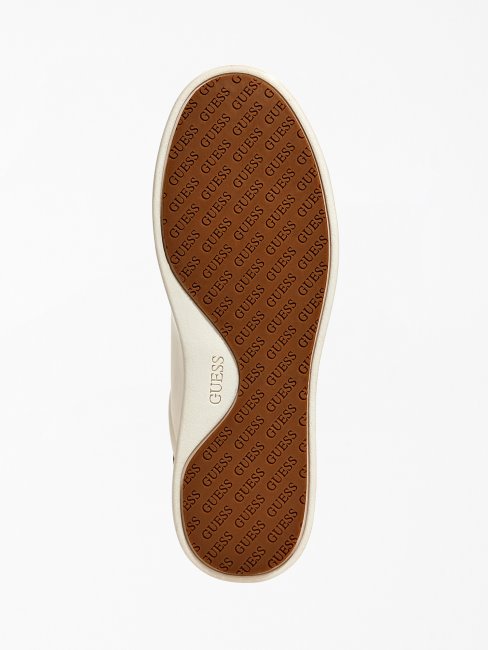 Baskets Mely Logo Charm Guess Blanc