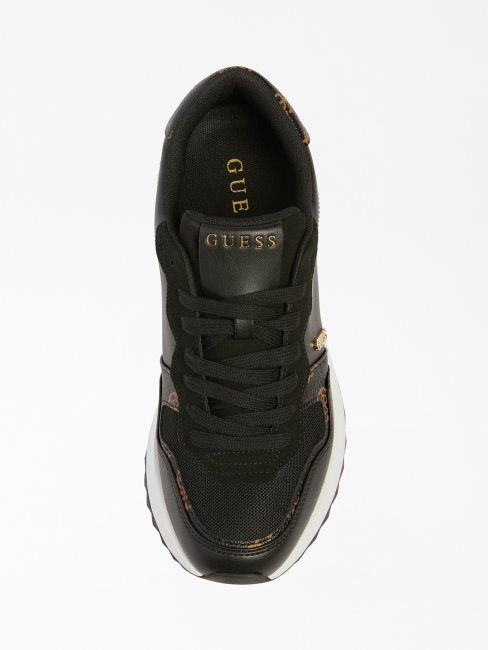 Vinnna 4g Peony Logo Chaussure De Course Marron Guess