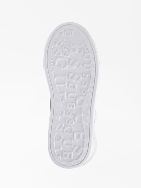 Sneaker En Fausse Fourrure Haya Blanche Guess