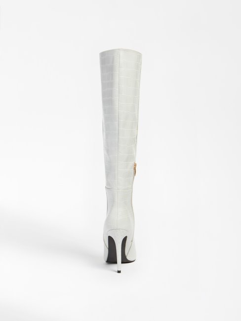 Guess Montante Grise à Imprimé Croco Ruke