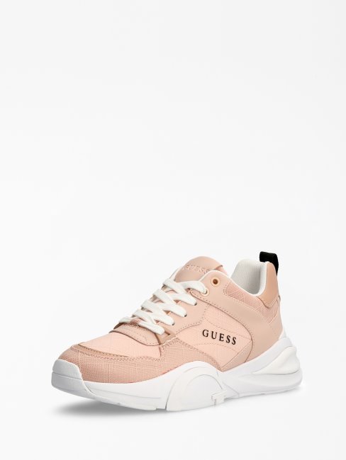 Guess Bestie Chaussure De Course Rose