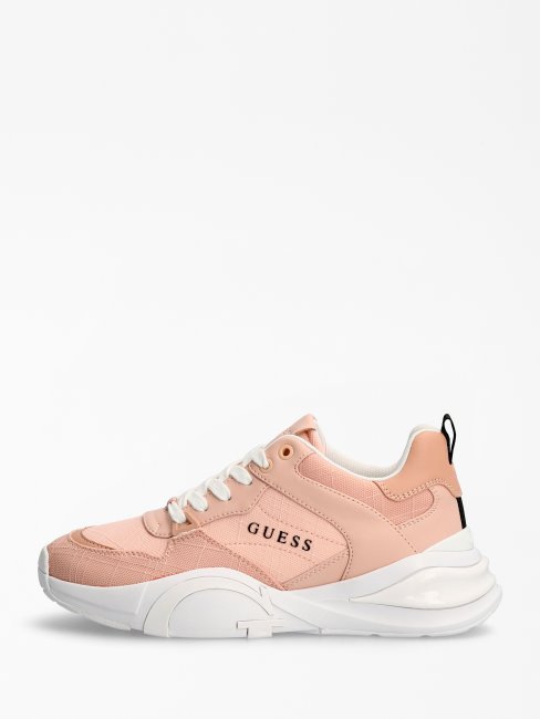 Guess Bestie Chaussure De Course Rose