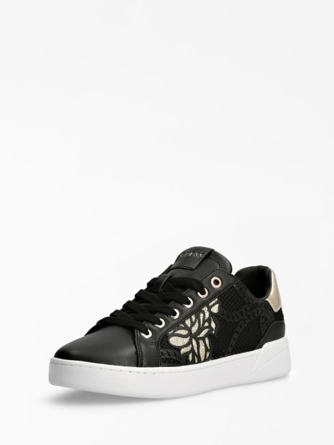 Rafraîchir Sneaker Perforé Noir Guess
