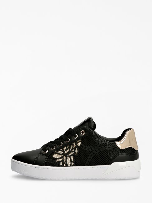 Rafraîchir Sneaker Perforé Noir Guess