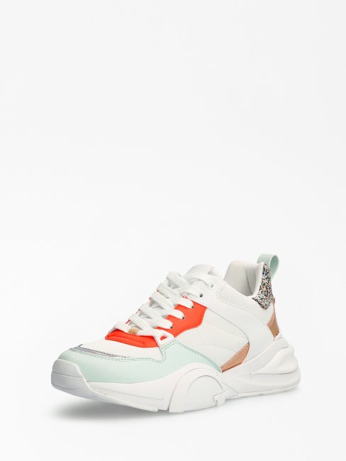 Guess Bestie Chaussure De Course Bleu