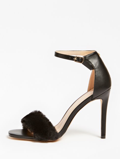 Sandale Fausse Fourrure Semma Guess Noir
