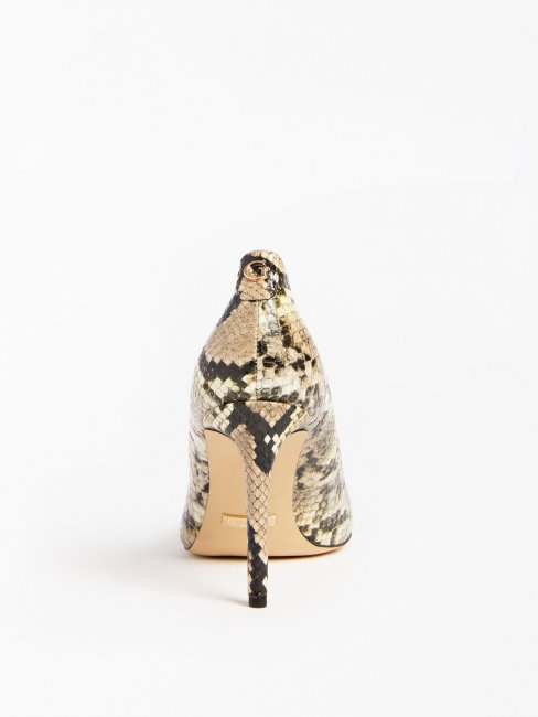 Escarpins Guess Multi-piera Blancs Effet Python