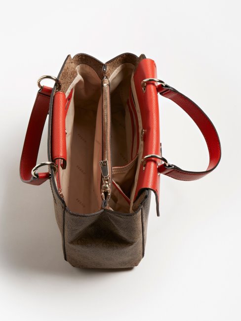 Mini Sac à Main Valy 4g Logo Guess Orange