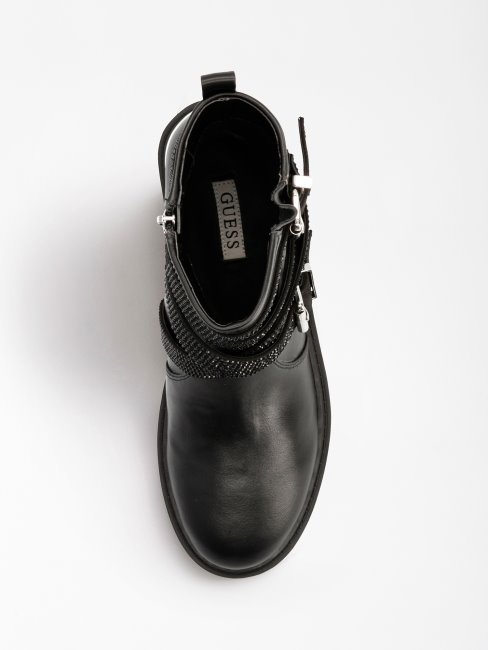 Guess Bottines Ornina Noires à Strass