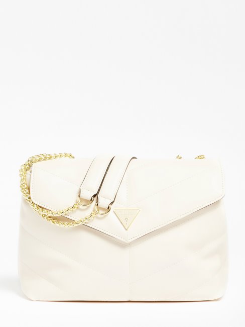 Sac Crossboy Matelassé Natalie Blanc Guess