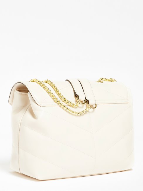 Sac Crossboy Matelassé Natalie Blanc Guess