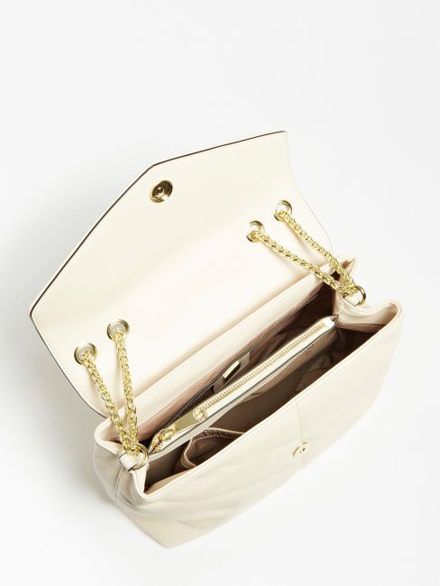 Sac Crossboy Matelassé Natalie Blanc Guess