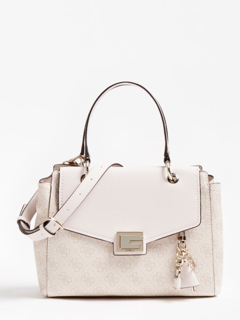 Valy 4g Logo Mini Sac à Main Guess Blanc