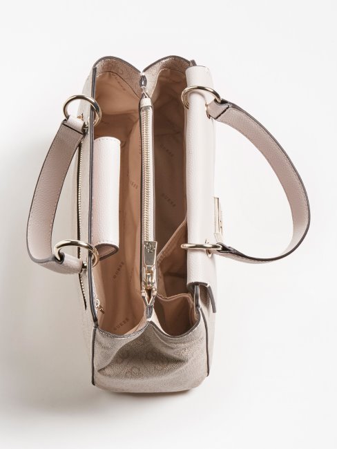 Valy 4g Logo Mini Sac à Main Guess Blanc