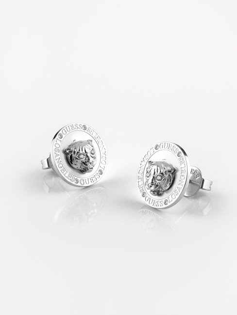 Boucles D'oreilles Guess Daktari En Argent