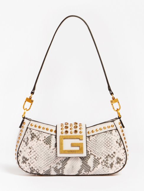 Sac Porté épaule Imprimé Python Bling Guess Multi Rose
