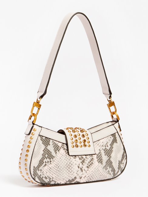 Sac Porté épaule Imprimé Python Bling Guess Multi Rose