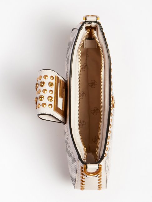 Sac Porté épaule Imprimé Python Bling Guess Multi Rose