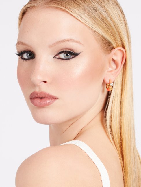 Boucles D'oreilles Orange Guess Néons