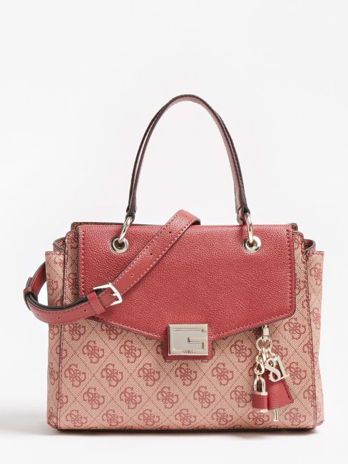 Guess Valy 4g Logo Mini Sac à Main Rouge