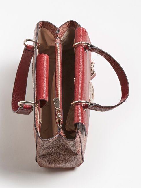 Guess Valy 4g Logo Mini Sac à Main Rouge