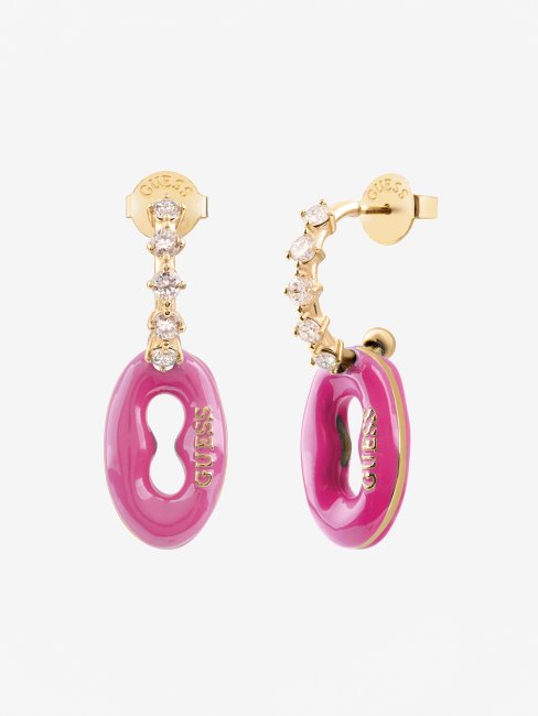 Boucles D'oreilles Guess Roses à Maillons Pop