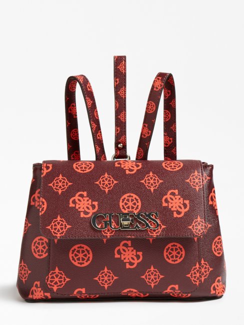 Sac à Dos Guess Uptown Chic Logo Bordeaux