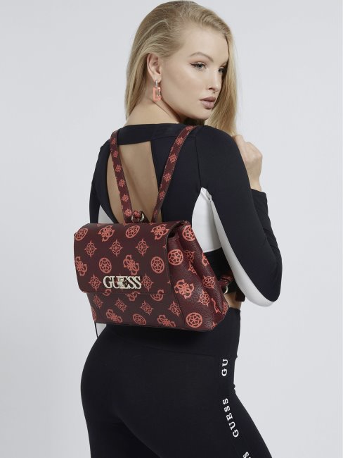 Sac à Dos Guess Uptown Chic Logo Bordeaux