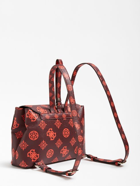 Sac à Dos Guess Uptown Chic Logo Bordeaux