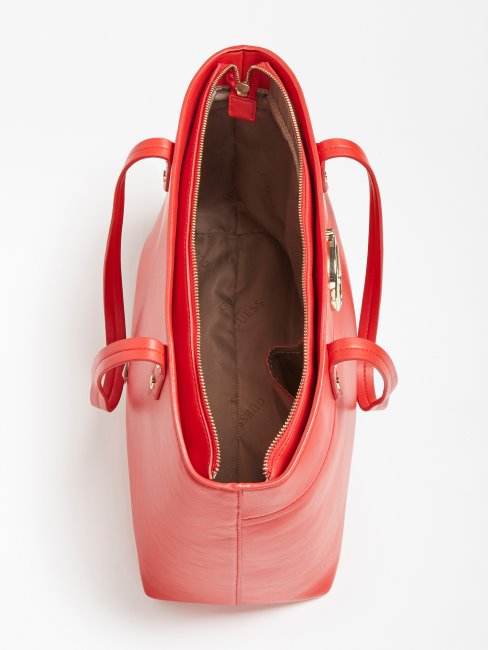 Rouge Geneviève Logo Shopper Deviner