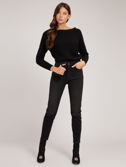 Pull Guess En Mélange De Cachemire Noir