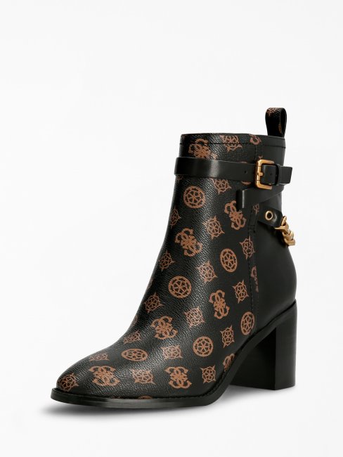 Guess Marron Kalili 4g Pivoine Logo Bottillon