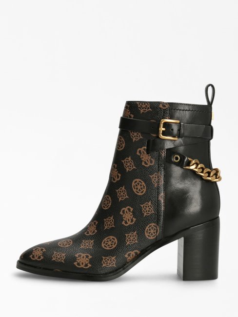 Guess Marron Kalili 4g Pivoine Logo Bottillon