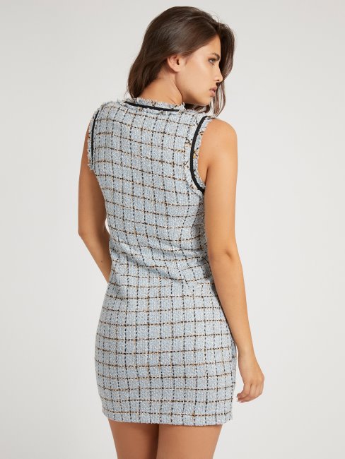 Peignoir Tweed Guess Bleu Clair