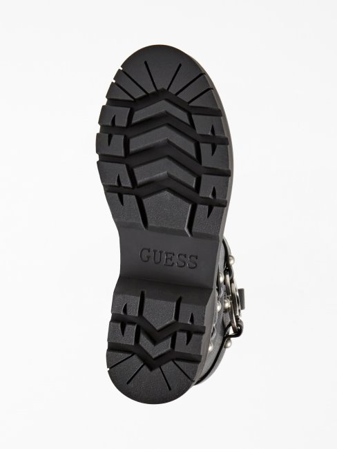 Guess Bottines Noires à Logo Randa 'g'