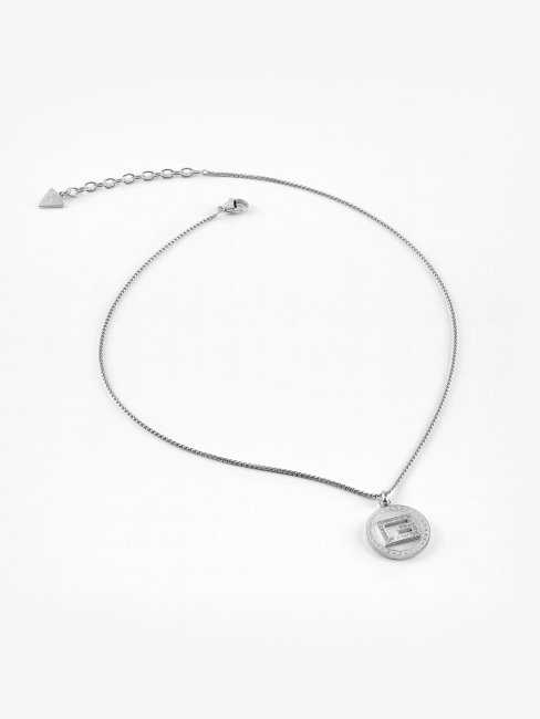 Guess G Solitaire' Collier Argent