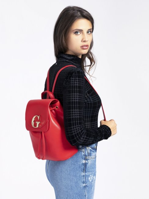 Sac à Dos Geneviève Logo Rouge Guess