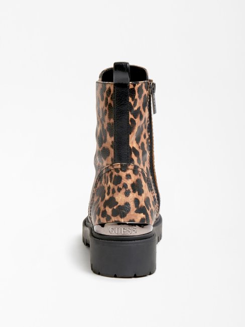 Guess Animalier Oxana Botte De Combat