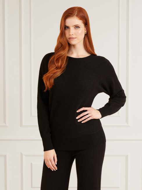 Pull En Cachemire Marciano Noir Guess