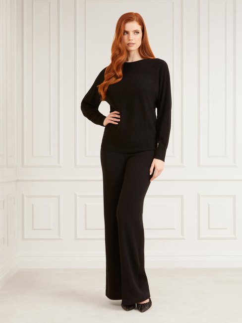 Pull En Cachemire Marciano Noir Guess