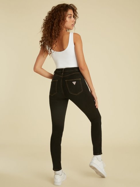 Guess Pantalon En Jean Skinny Noir
