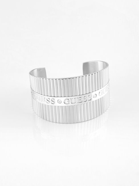 Bracelet-jonc-plisse Argent Guess