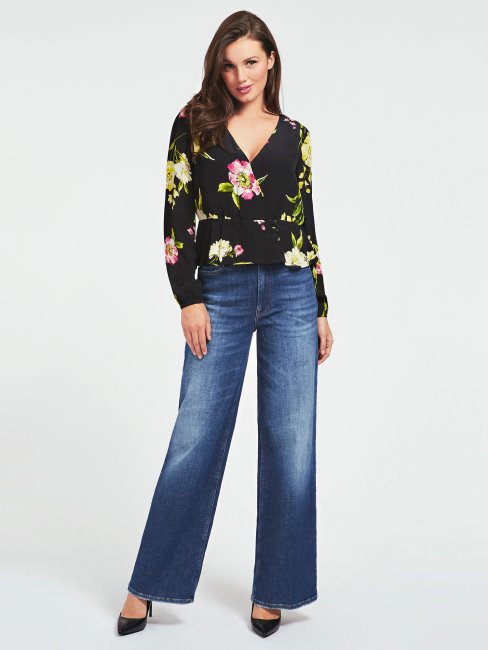 Chemisier Imprimé Fantaisie Florale Sur L'ensemble Guess