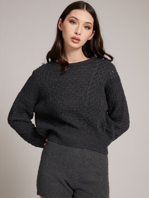 Pull à Torsades Guess Bleu