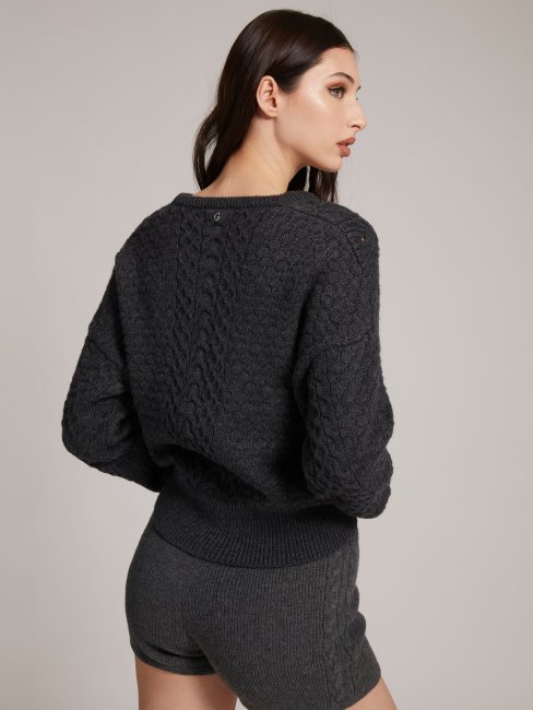 Pull à Torsades Guess Bleu